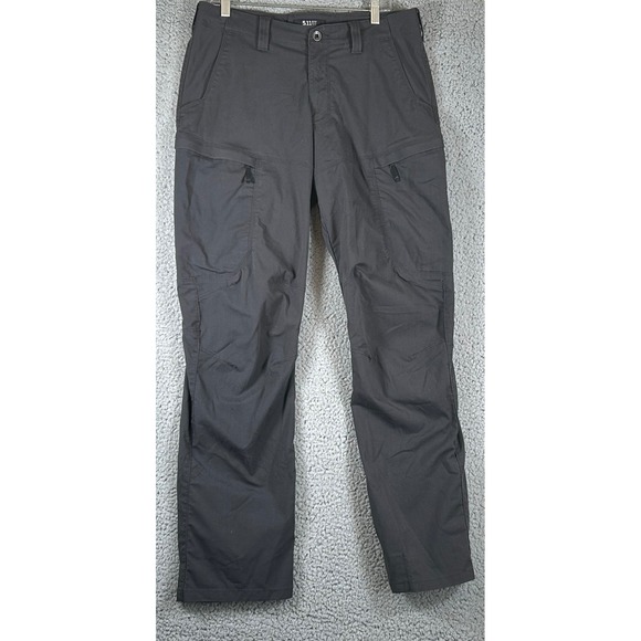 5.11 Tactical Pants Men's 34x34 Gray Relaxed Fit Cargo Utility Work Trousers - Picture 1 of 14